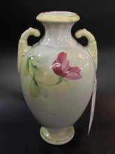 Load image into Gallery viewer, Celery Porcelain Floral Pink Vase