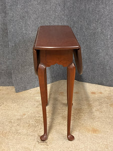 Eldred Wheeler Queen Anne Style Cherry Drop-Leaf Table