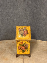 Load image into Gallery viewer, Antique Hand-Painted Coal Scuttle