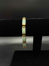 Load image into Gallery viewer, Gold Jade Bracelet