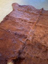Load image into Gallery viewer, Large Brown Animal Hide Rug