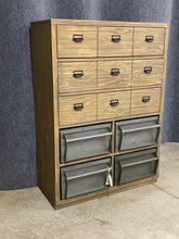Load image into Gallery viewer, Magnolia Home by Joanna Gaines Industrial Cabinet with Metal Bins