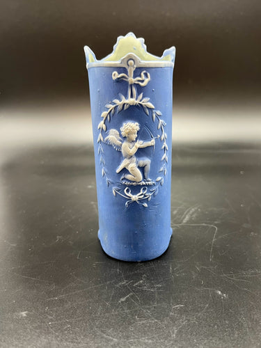 Wedgwood Blue Jasperware Porcelain Vase