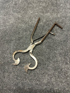 Antique Forged Iron Hide or Hoof Trimming Shears