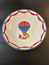 Load image into Gallery viewer, Tiffany &amp; Co Blue Trim Ceramic 3 Piece White Print Bowls