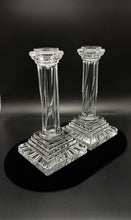 Load image into Gallery viewer, 2 Piece Baccarat Crystal Candle/Candleholder