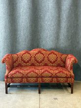 Load image into Gallery viewer, Southwood Traditional Camelback Sofa with Damask Upholstery