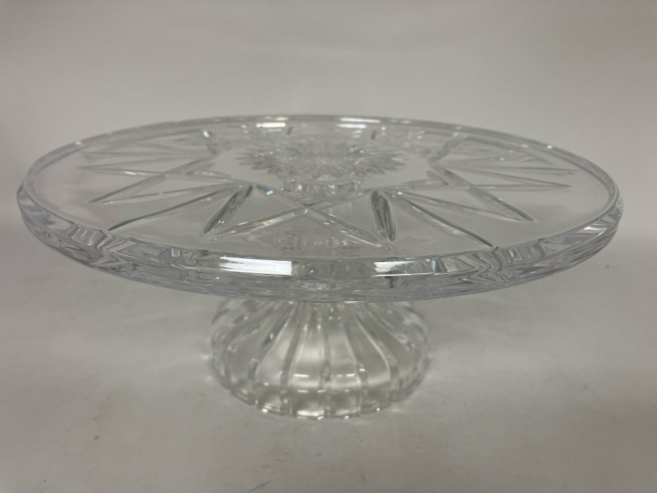 Waterford Crystal Clear Round Cake plate/stand