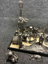 Load image into Gallery viewer, Pewter 17 Piece Figurine