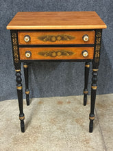 Load image into Gallery viewer, Hitchcock Two-Drawer Accent Table