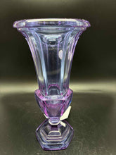 Load image into Gallery viewer, Lavender Lead Crystal Vase