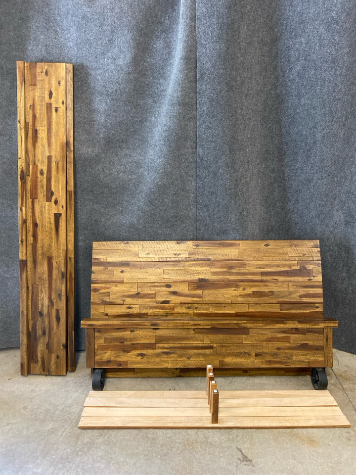 Queen Size Rustic Bed Frame