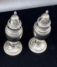 Load image into Gallery viewer, 2 Piece Sterling Silver Vintage Salt + Pepper shakers