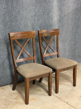 Load image into Gallery viewer, Ashley Furniture X-Back Dining Chairs (Pair)