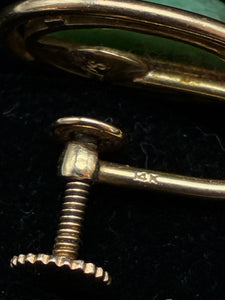 Gold Screwback Earrings