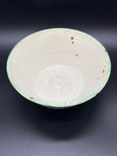 Load image into Gallery viewer, Studio Pottery Bowl - Signed Artisan Stoneware, Green &amp; Brown Glaze, 6" Diameter
