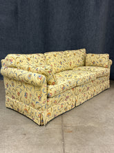 Load image into Gallery viewer, Botanical Print Sofa with Skirted Base