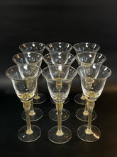 Load image into Gallery viewer, 9 Piece Gold Glasses