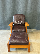 Load image into Gallery viewer, Pompanoosuc Mills Mission Style Lounge Chair &amp; Ottoman