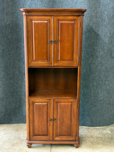 Load image into Gallery viewer, Traditional Cherry Finish Tall Storage Cabinet