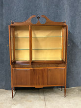Load image into Gallery viewer, La Permanente Mobili Cantù Italian Mahogany Display Cabinet