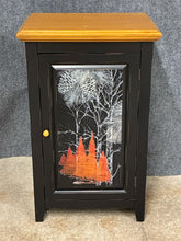 Load image into Gallery viewer, 2-Tone Accent Cabinet with Woodland Scene