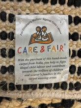Load image into Gallery viewer, Made In India Black and Beige Wool Area Rug