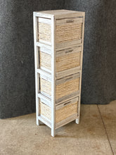 Load image into Gallery viewer, Rustic Coastal Basket Drawer Chest