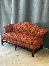 Load image into Gallery viewer, Southwood Traditional Camelback Sofa with Damask Upholstery