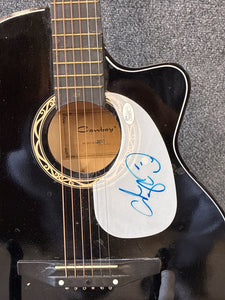 Signed Adam Sandler Guitar with Stand