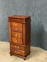 Load image into Gallery viewer, Traditional Wood Jewelry Storage Armoire