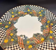 Load image into Gallery viewer, Mackenzie-Childs Enamel Checkered Platter/Tray