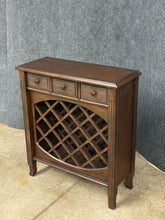 Load image into Gallery viewer, Three Drawer Console Table with Wine Storage
