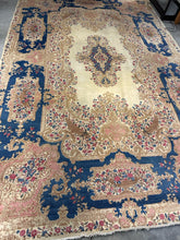 Load image into Gallery viewer, Antique Persian Kerman Hand-Knotted Wool Palace Rug