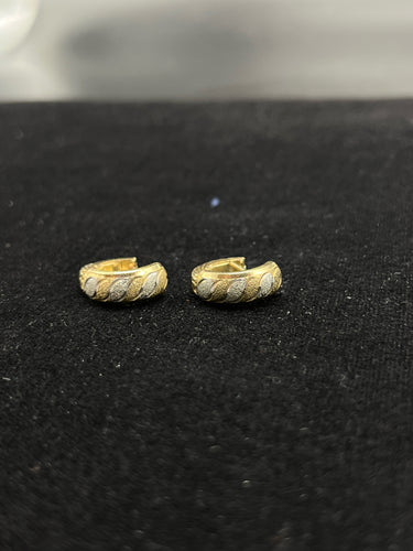 Gold Pierced Earrings