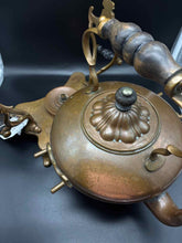 Load image into Gallery viewer, 4 Piece Copper Brass Vintage Tea/Coffee Pot
