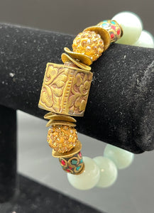 Robin Steele Beaded Stretch Bracelet