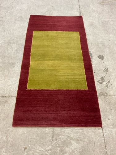 Hand Knotted Throw Rug