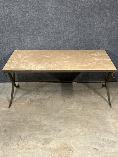 Gilt Iron Coffee Table by Barbara Barry