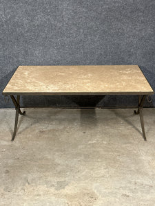 Gilt Iron Coffee Table by Barbara Barry
