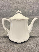 Load image into Gallery viewer, 2 Piece White Tea/Coffee Pot