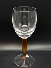 Load image into Gallery viewer, 5 Piece Denby Clear Glass Amber Glasses