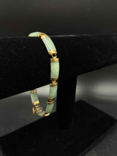 Load image into Gallery viewer, Gold Jade Bracelet