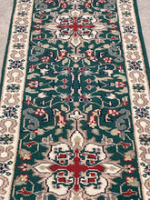 Load image into Gallery viewer, Surya Kashan Emerald Wool Runner