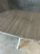 Load image into Gallery viewer, Farmhouse Round Pedestal Dining Table with Butterfly Leaf