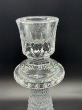 Load image into Gallery viewer, 2 Piece Waterford Crystal Clear Candle/Candleholder
