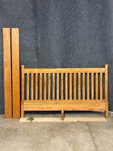 Load image into Gallery viewer, Mission Style King Size Bed With Low Profile Footboard
