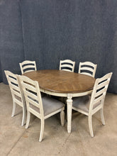 Load image into Gallery viewer, Farmhouse Style 8-Piece Dining Set