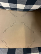 Load image into Gallery viewer, Ethan Allen Navy Buffalo Check Loveseat