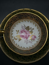 Load image into Gallery viewer, Aynsley Green 3 Piece Floral Cup + Saucer